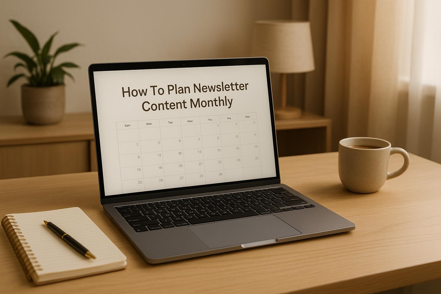 How To Plan Newsletter Content Monthly