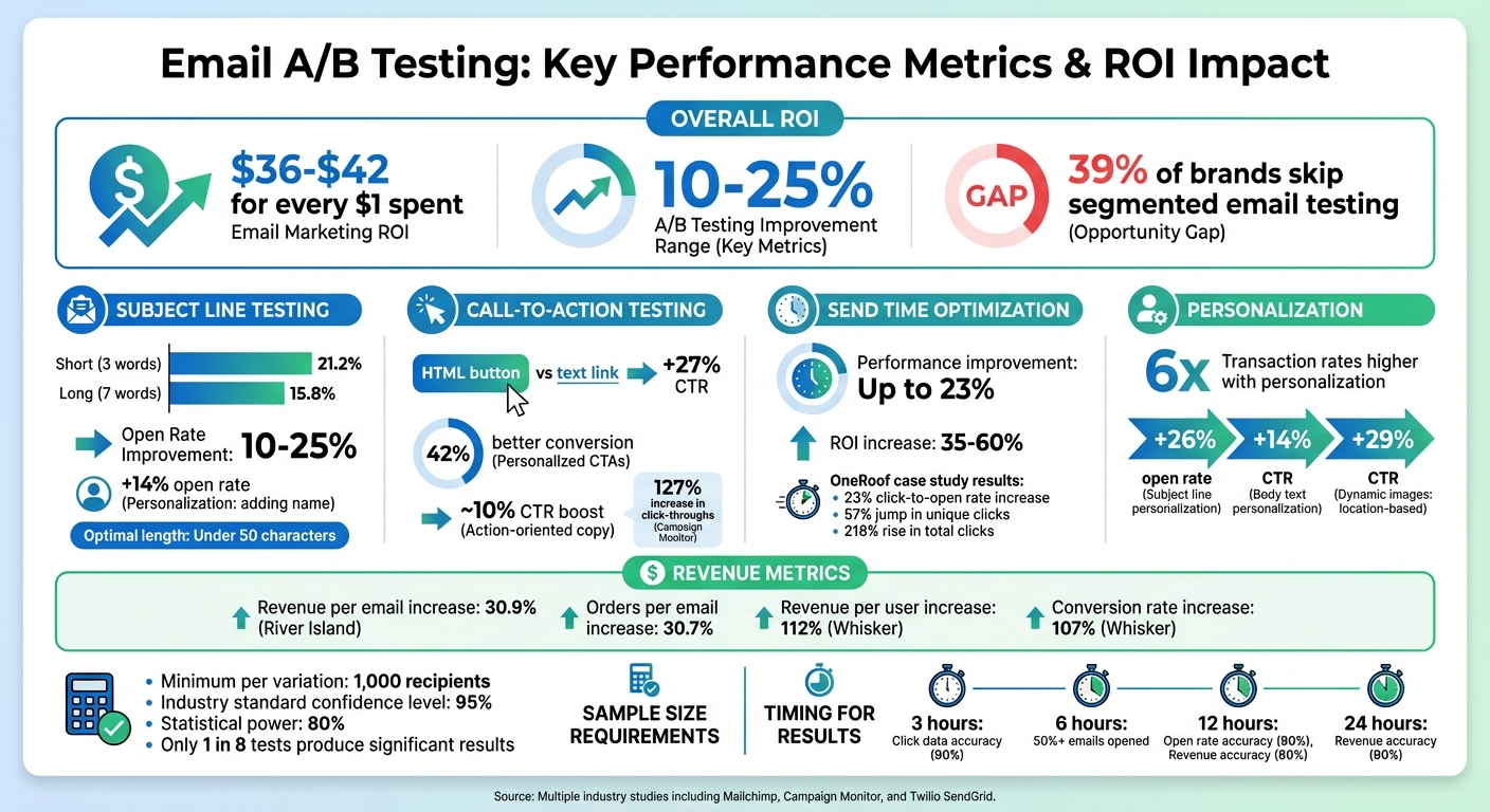 Email A/B Testing Impact: Key Statistics and Performance Metrics