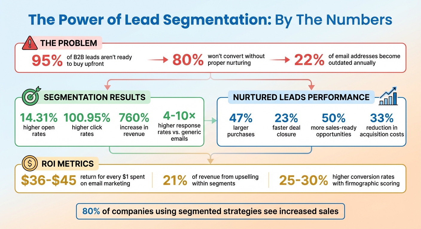 Lead Segmentation Impact: Key Statistics and ROI Metrics for B2B Marketing