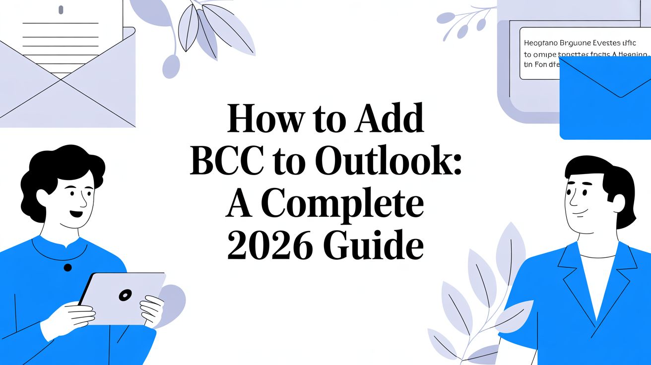 How to Add BCC to Outlook: A Complete 2026 Guide