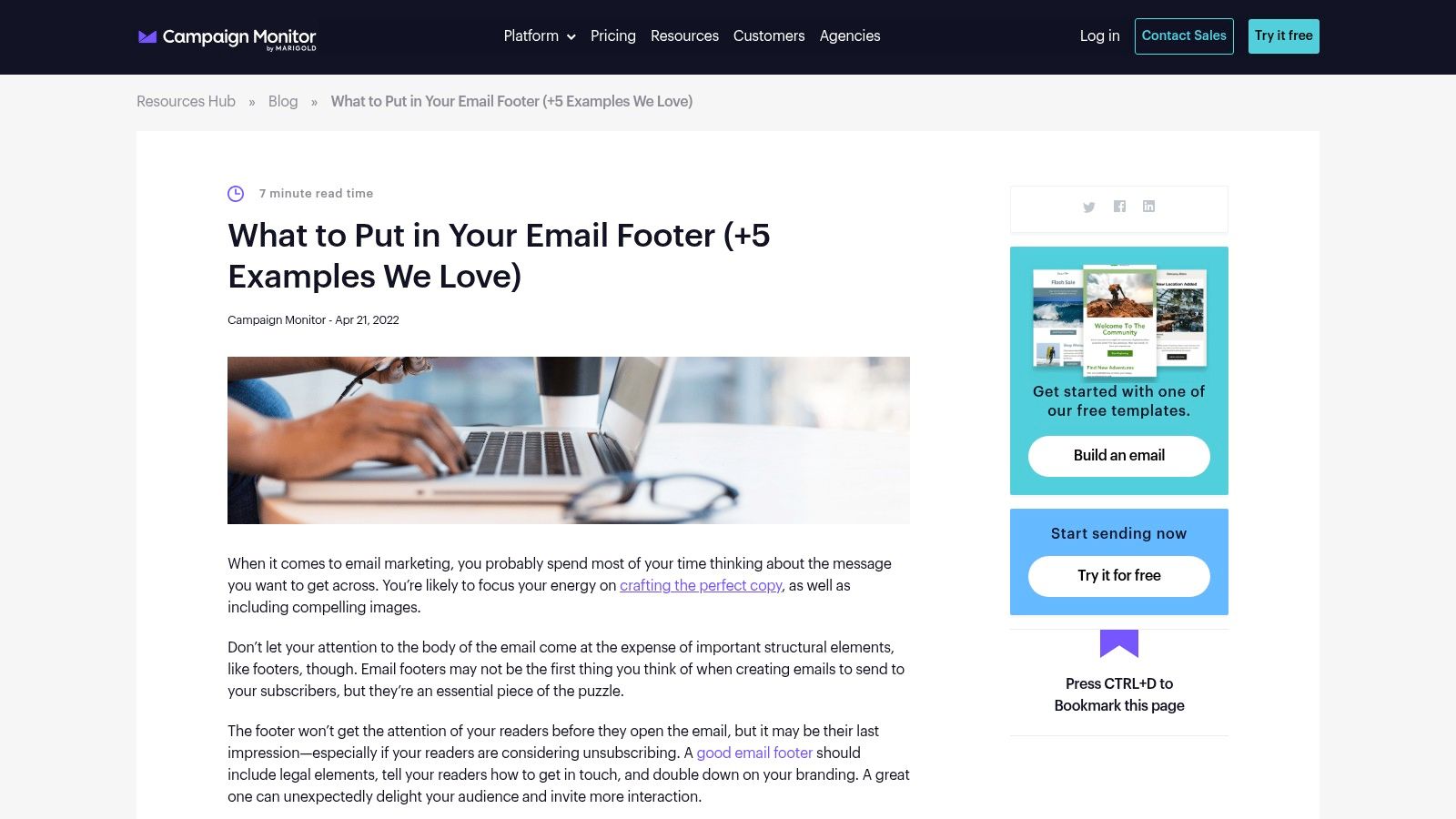 3. The Content-Rich Newsletter Footer