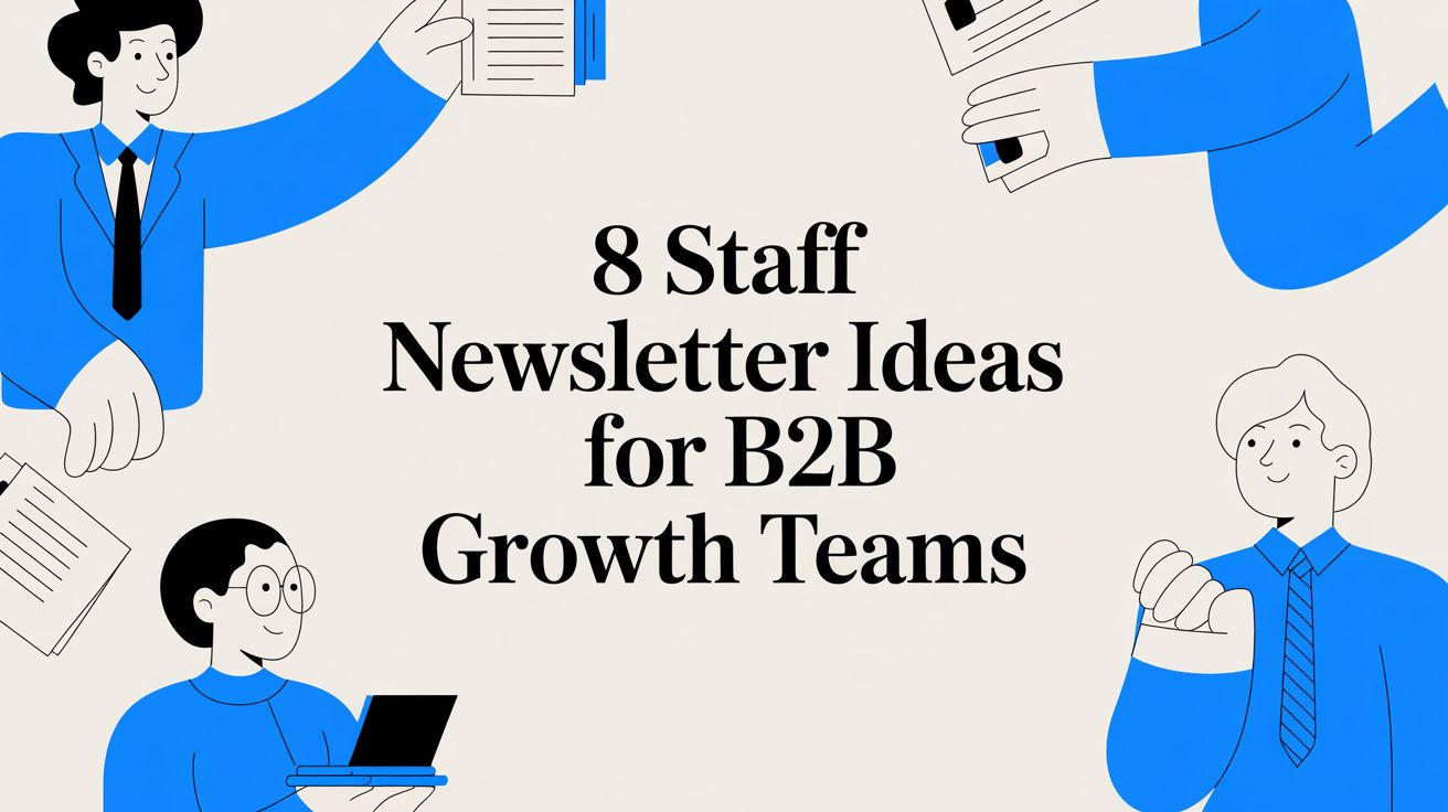 8 Staff Newsletter Ideas for B2B Growth Teams