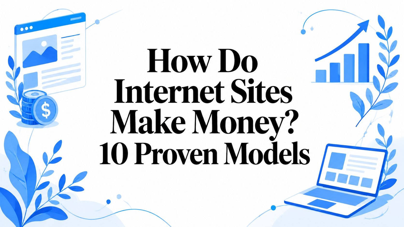 How Do Internet Sites Make Money? 10 Proven Models