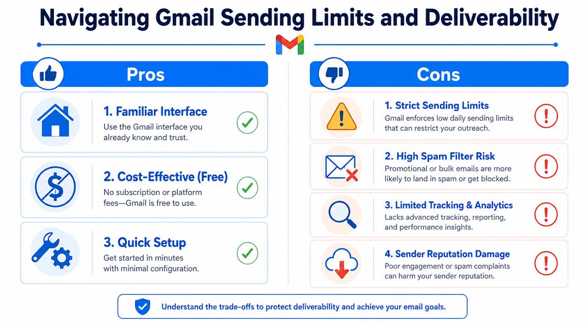 Navigating Gmail Sending Limits and Deliverability