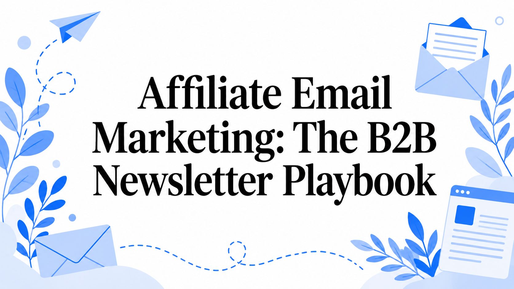Affiliate Email Marketing: The B2B Newsletter Playbook