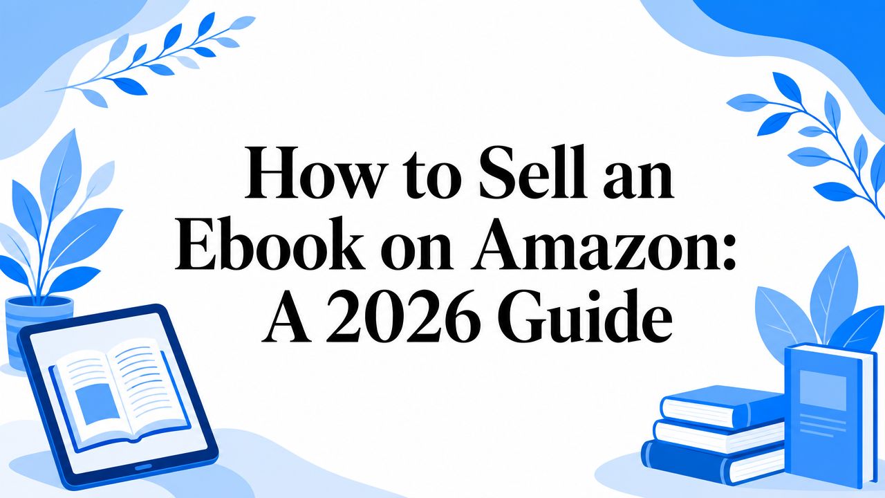 How to Sell an Ebook on Amazon: A 2026 Guide