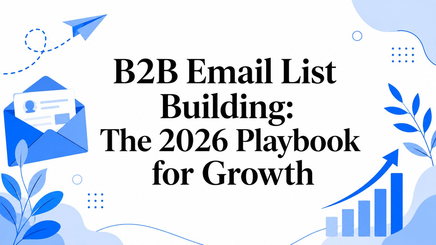 B2B Email List Building: The 2026 Playbook for Growth
