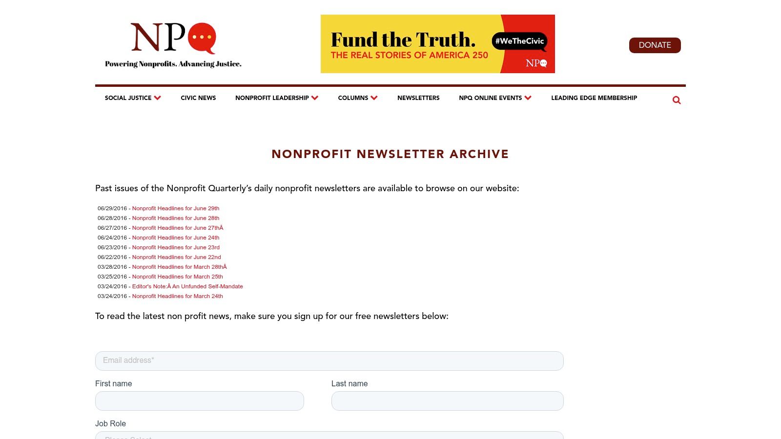 Nonprofit Quarterly (NPQ)