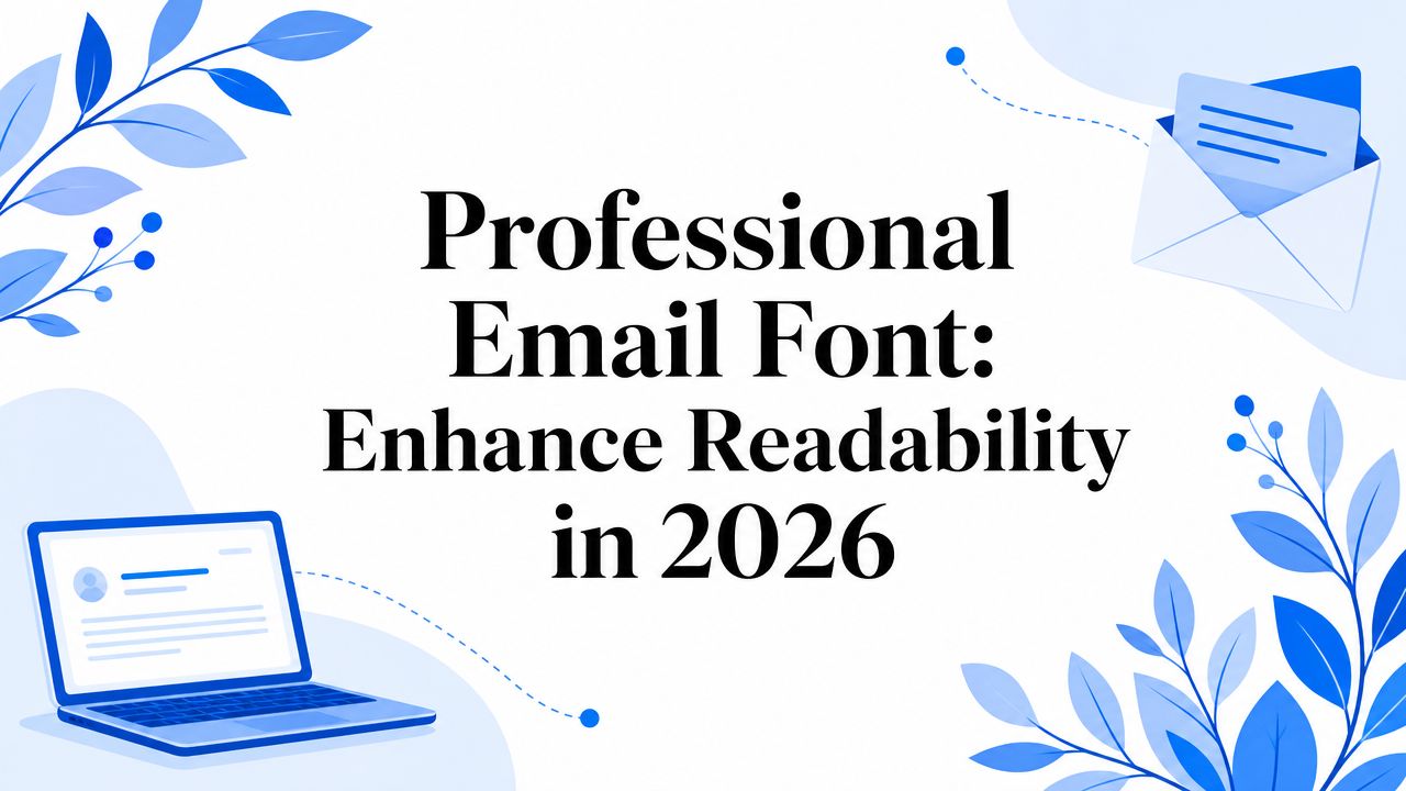 Professional Email Font: Enhance Readability in 2026