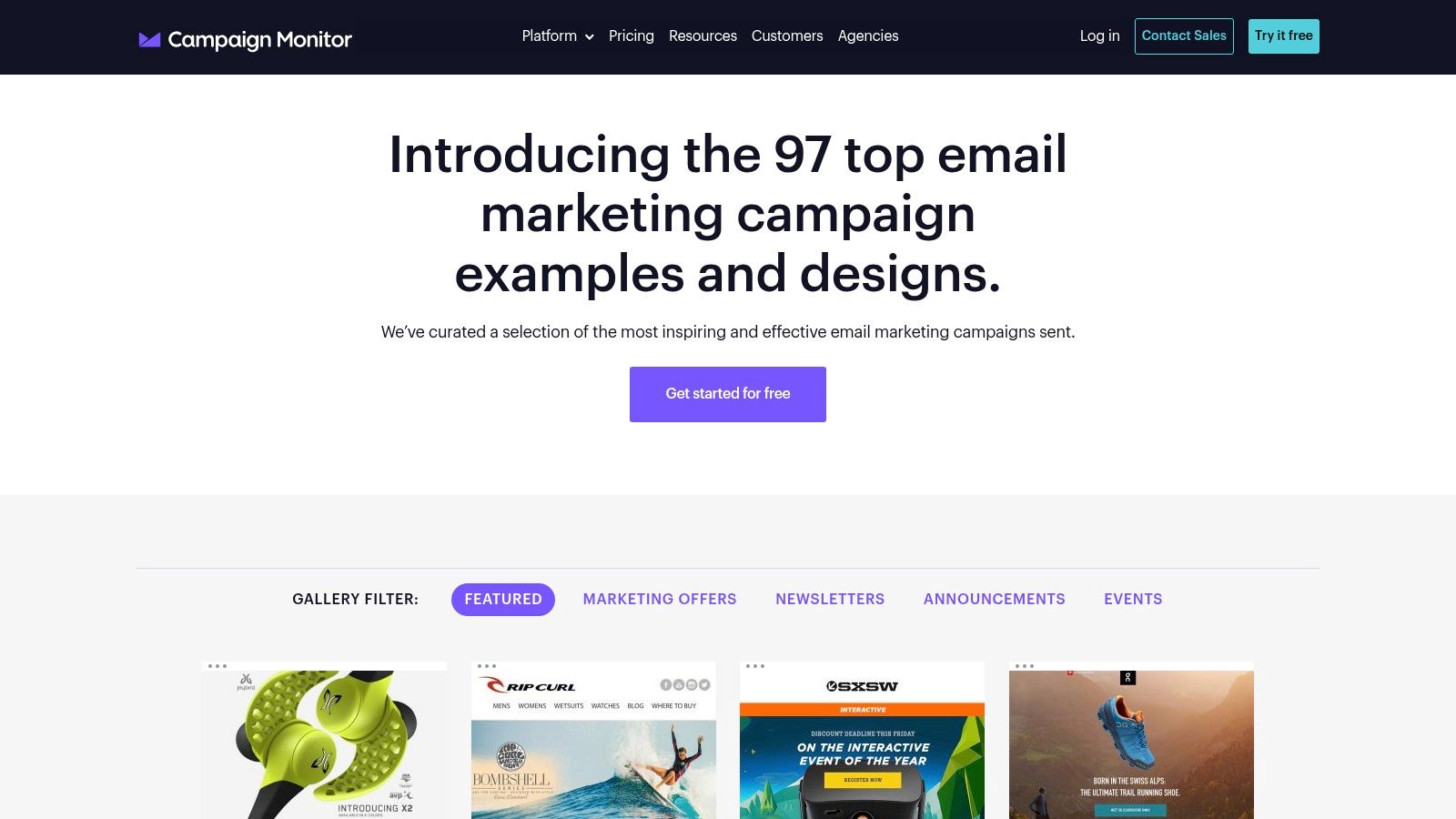 Campaign Monitor – Best Email Marketing Campaigns + Free Templates